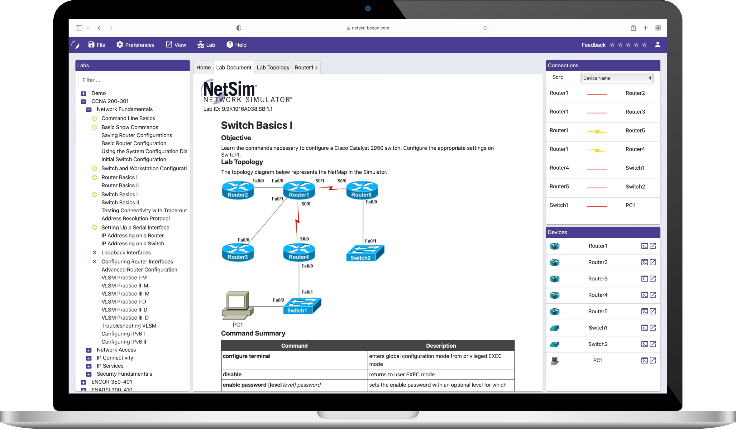 Netsim Network Simulator Product Features Boson